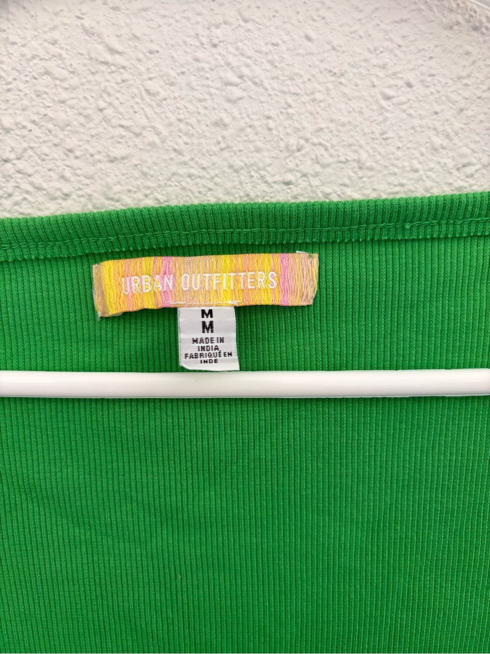 Urban Outfitters Green Embroidered Lace Crop Top (size M) - Picture 3 of 8